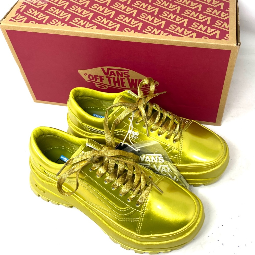 VANS Collina Strada Old Skool Vibram Women Synthetic Yellow Low Shoe VN0009Q4YL9 - Picture 6 of 11